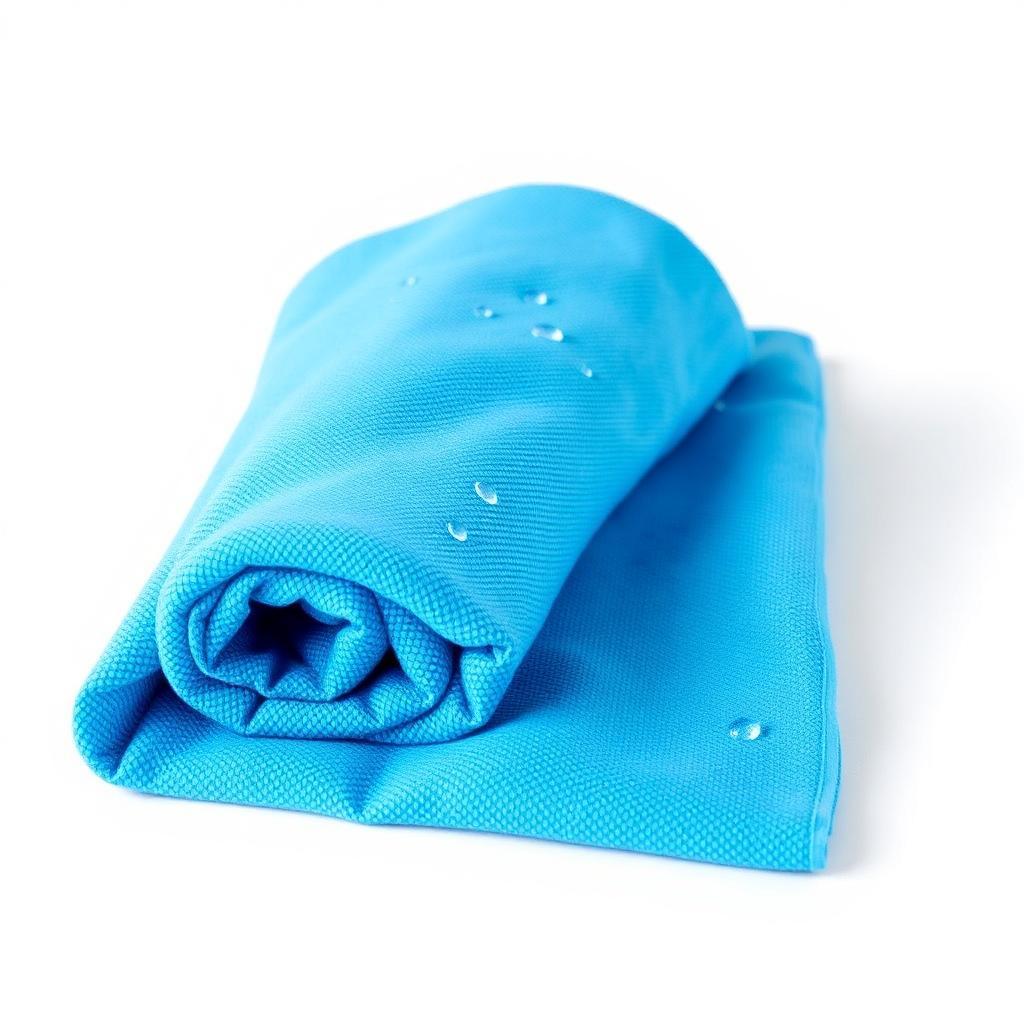 Cooling Towel - Ice Blue Microfiber